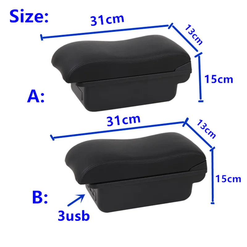 For Nissan Versa Armrest For Nissan Almera Versa Car Armrest Box Storage box Interior Dedicated Retrofit Car Accessories