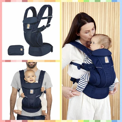 Egobaby 360 Baby Carrier Ergonomic Kangaroo Infant Kid Sling Back Front Facing Backpack Wrap Baby Bag 0-36 Months