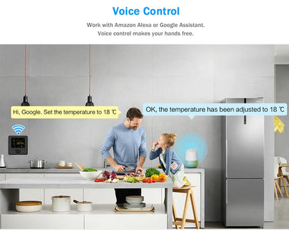 Tuya Wifi Thermostat Smart Thermostat Gas Boiler Water Floor Heating Termostato Digital Temperature Controller Smart Life Alexa