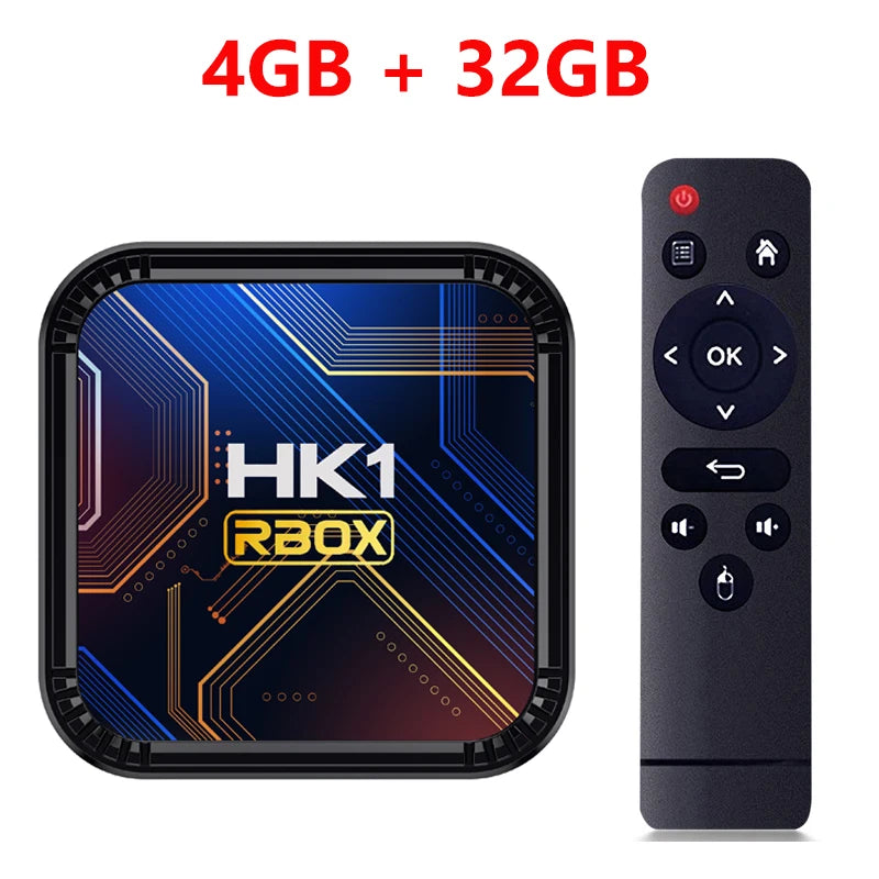 HK1 RBOX K8S Smart TV Box Rockchip RK3528 4G 32G 64G 8K 4K Android 13 Google Voice Media Player BT 5G Wifi6 Set Top Box Tvbox