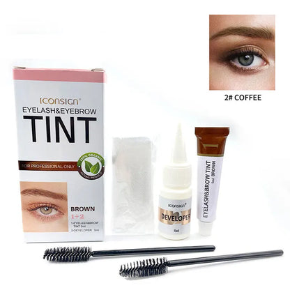 Professional Eyelash Eyebrow Dye Tint 15-minute Fast Tint Easy Dye Gel Enhancer Mascara Lash Lifiting Kit Eye Makeup Tools