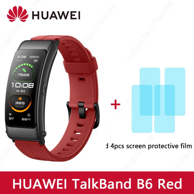 Huawei TalkBand B6 Smart Wristband Bluetooth 5.2 1.53 Inch AMOLED Screen Kirin A1 Processor Call Earphone Talk Band