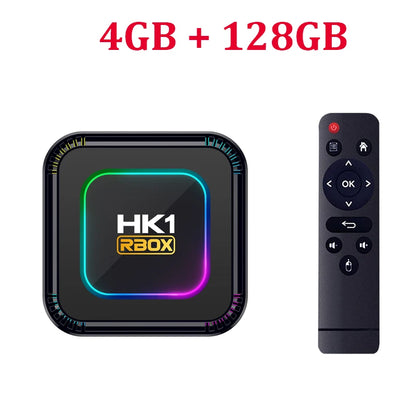 HK1 RBOX K8 Android 13 TV BOX RK3528 4G 32G 64G 128G 5G WIFI6 4K 8K 3D BT Smart TVBOX Google Global Media Player Set Top BOX