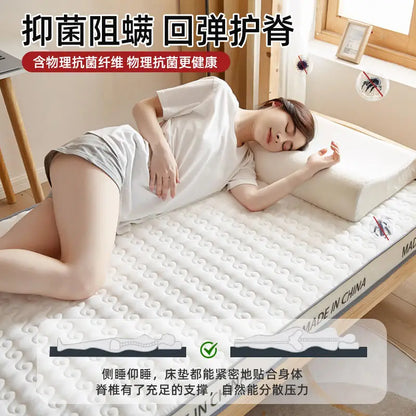 Cotton coconut mattress soft cushion latex household thickened spine protection soft mat tatami sponge mat for rent room special