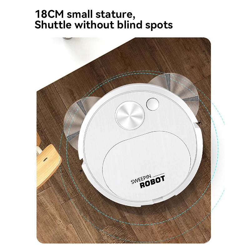 Xiaomi 3 In 1 Smart Sweeping Robot  Vacuum Cleaner USB Rechargeable Wireless 1500pa Dragging Cleaning Sweeper For Office Home