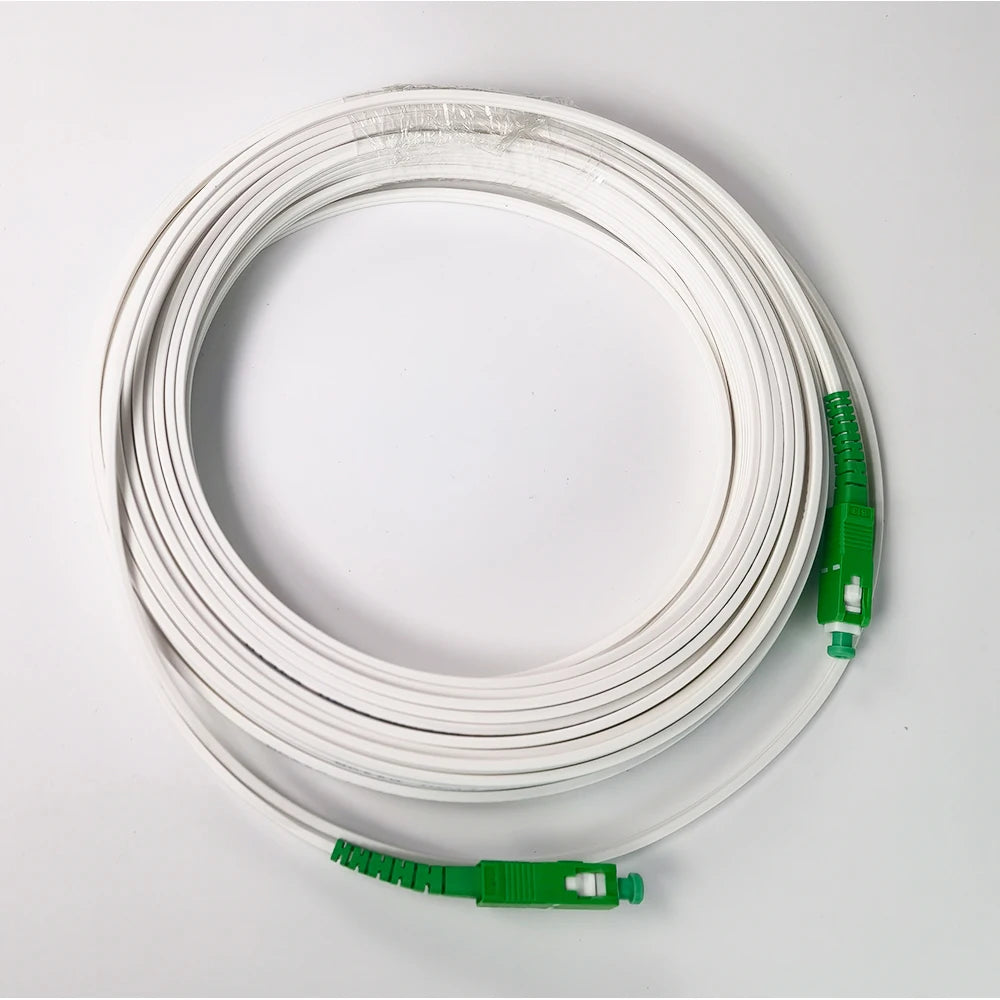 Fiber Drop Cable G657A2 LSZH Cable Fibra Optica FTTH Fiber Optic Patch Cord SC/APC-SC/APC Single Mode 20M/30M Extension Wire