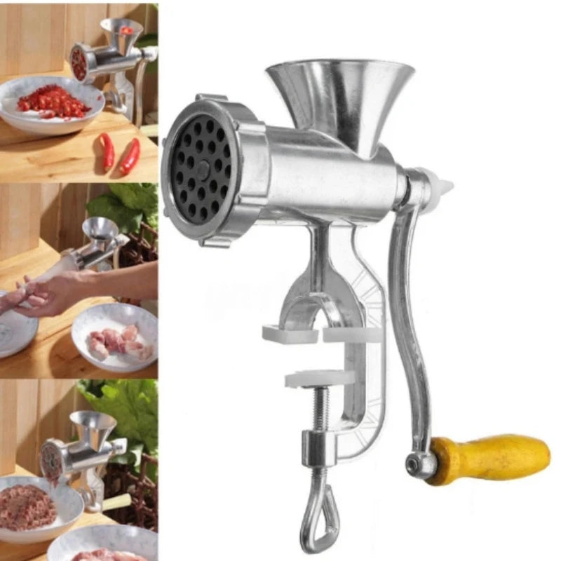 Multifunctional Manual meat grinder For Kitchen Factory Metal Meat & Poultry Grinder Mincer And Sausage Tool Household