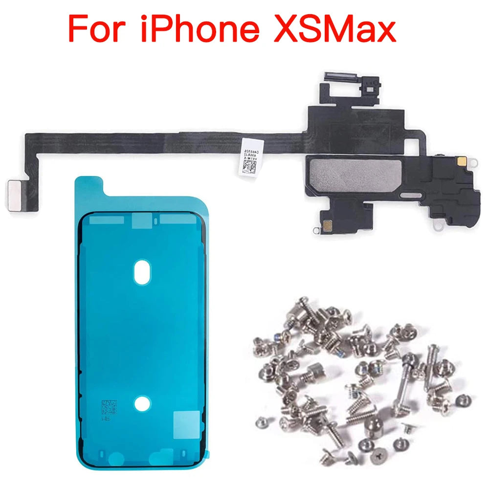 Ear Speaker With Light Sensor Flex Cable For iPhone X XR XS Max 11 Pro Max Screw Kit And Waterproof Glue  Replacement