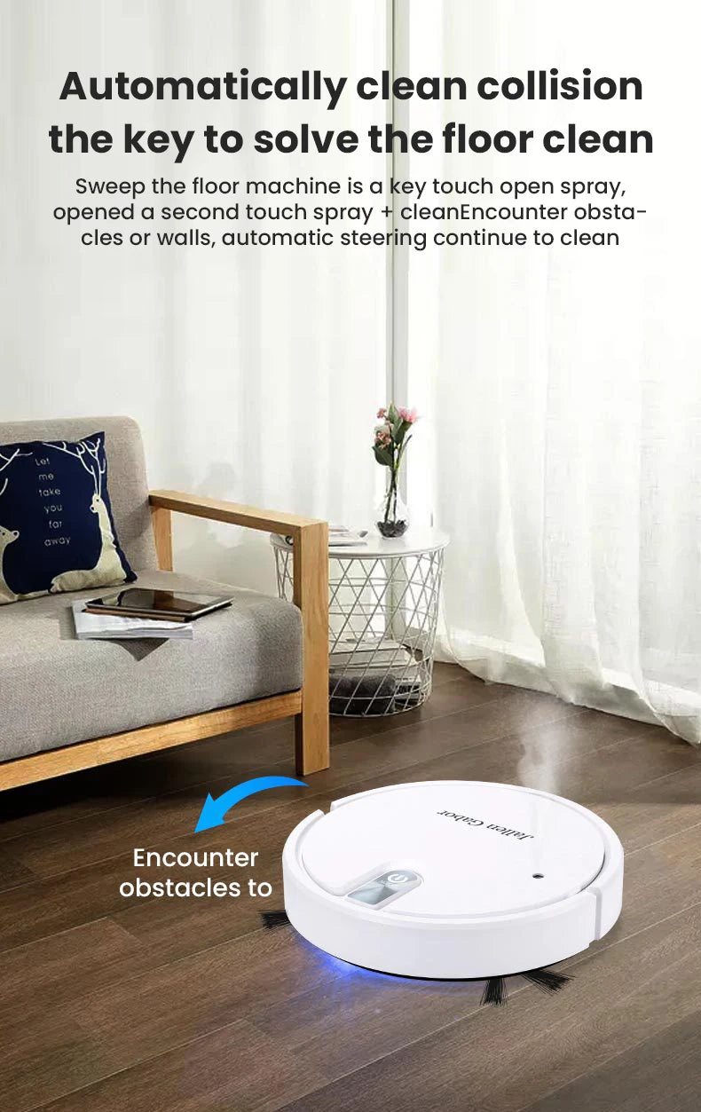 5-in-1 Wireless Smart Robot Vacuum Cleaner Multifunctional Super Quiet Vacuuming Mopping Humidifying For Home Use Home Appliance