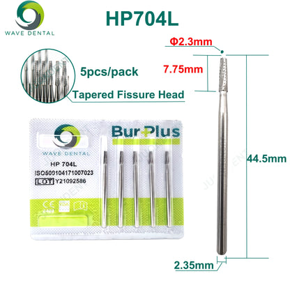 WAVE Dental Burs Tungsten Carbide Bur Dentistry Drills Bits Dental Strawberries HP Cutter Dentist Tools