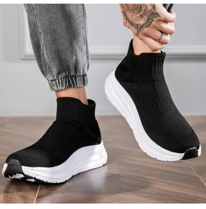 Shoes For Women Designer Sock Shoe Tenis Socks Sneakers Non-slip Thick Soled Zapatillas Breathable Female Light Teni Luxury Shoe