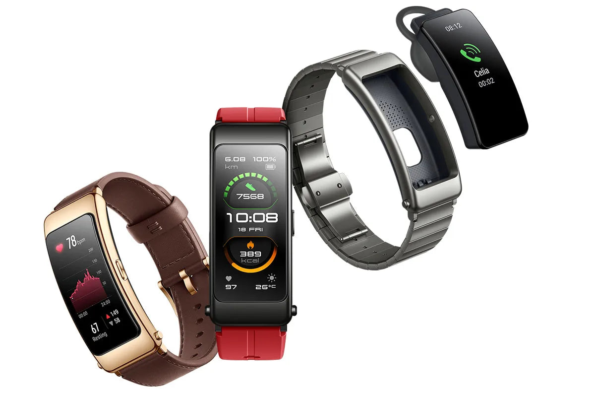 Huawei TalkBand B6 Smart Wristband Bluetooth 5.2 1.53 Inch AMOLED Screen Kirin A1 Processor Call Earphone Talk Band