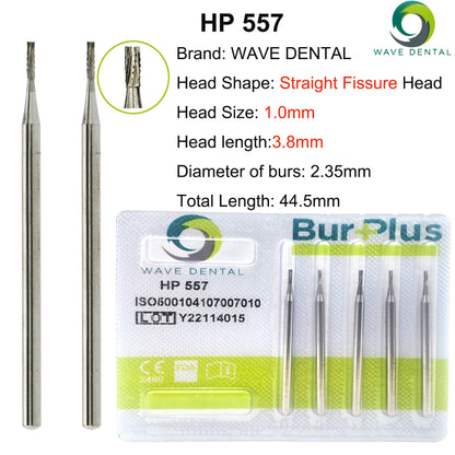 WAVE Dental Burs Tungsten Carbide Bur Dentistry Drills Bits Dental Strawberries HP Cutter Dentist Tools