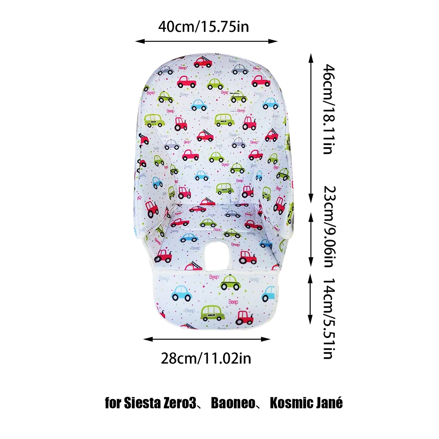 Baby Dining Chair Seat Cushion For Peg Perego for Siesta Zero3 for Baoneo for Kosmic Jané Oxford cloth Child Dining Chair Cover