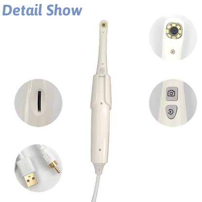 8 PCS LED Odontologico TV/USB Intraoral Intra Oral Camera Produtos Odontológicos Para Dentista