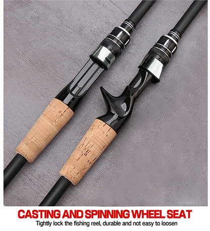 Fishing Rod Reel Line Combo 1.5-2.4m Telescopic Carbon Fiber Casting Rod Metal Spool Baitcasting Reel Max Drag 8kg for Bass