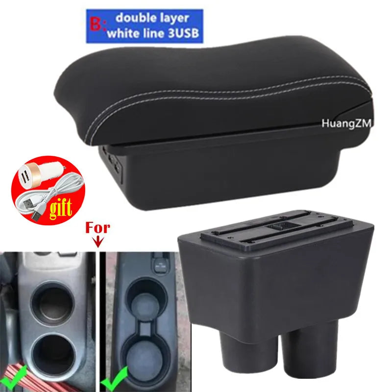 For Nissan Versa Armrest For Nissan Almera Versa Car Armrest Box Storage box Interior Dedicated Retrofit Car Accessories