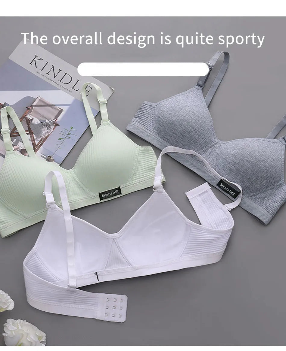 Sport Underwear for Teens Seamless Girl No Underwire Training Bra Soft Skin-Friendly School Girl Small Size Bra Clothing