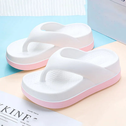 Woman flip flops Popular Design Shoes 2024 trend Casual Platform Sandals non-slip Outdoor slippers Unique features Flat sandals