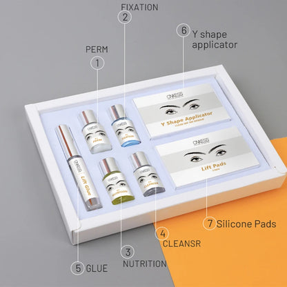 Semi-permanent Brow or Lash Lift and CNKESS Tint Kit Professional Brow Lamination Eyelash Lifting Perming Lashes Dye Eyes Makeup