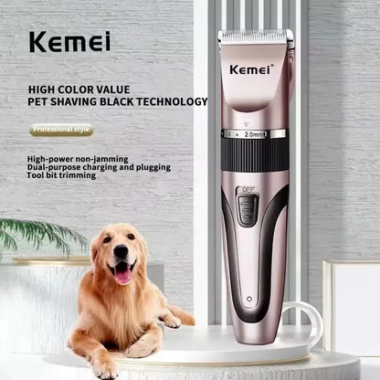 Professional Pet Grooming Clipper Kit Dog Hair Trimmer Electric Cat Shaver ceramic blade Rechargeable Animals Haircut Machine