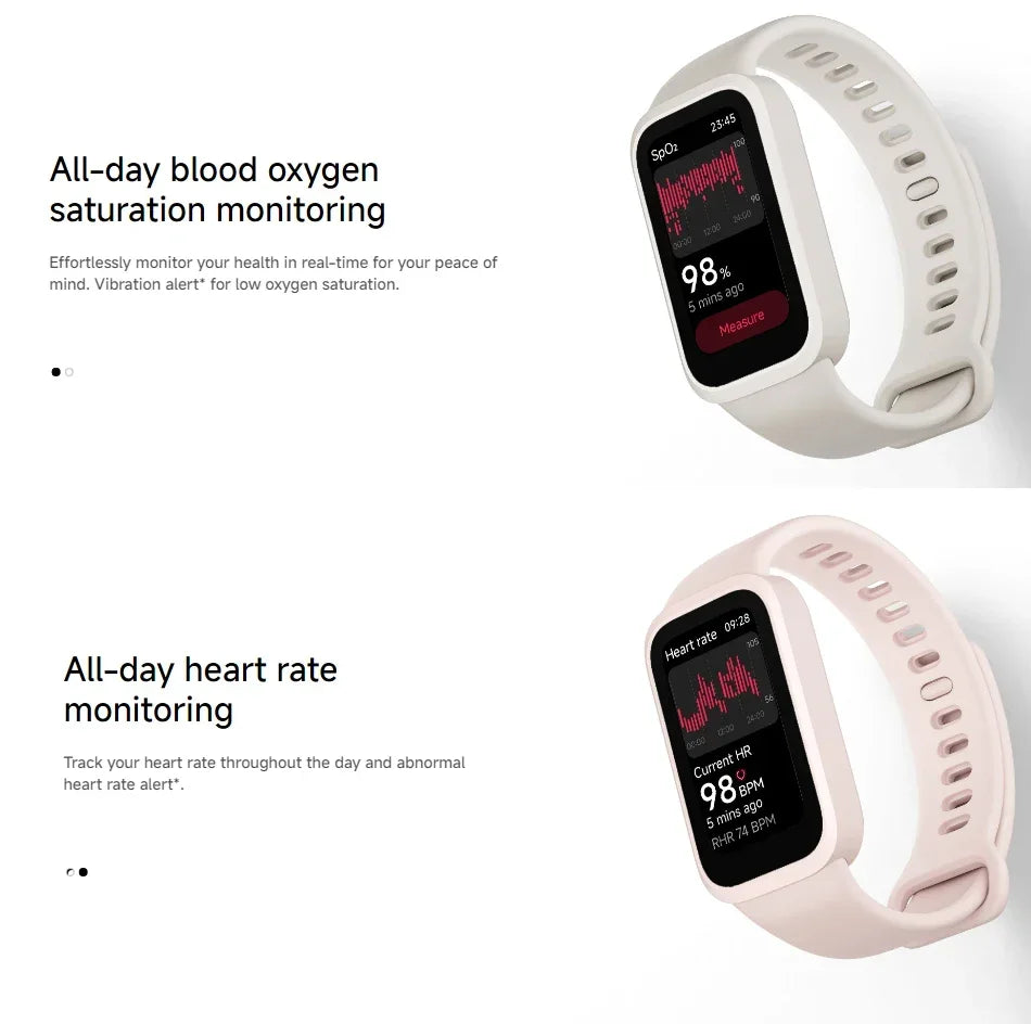 Global Version Xiaomi Smart Band 9 Active 18-day Battery Life Modes 1.47'' Display 5ATM All-day Health And Fitness Monitoring