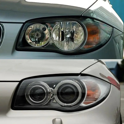 Car Front Headlight Lens Cover For BMW 1 Series E81 E82 E87 E88 2003-2011 Clear Headlamp Shell Transparent Lampshade