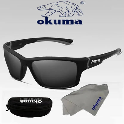 Okuma UV400 Fishing Sunglasses Men's Driving Shades Male Sun Glasses Hiking Fishing Classic Sun Glasses UV400 Eyewear