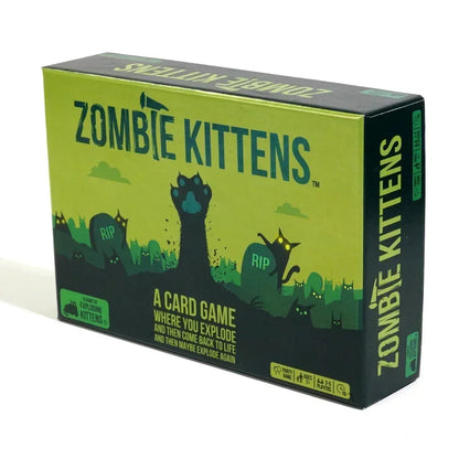 Zombie Kittens Card Game Fun Family Card Games for Adults Teens Kids for Game Night Entertainment 2-5 Playe