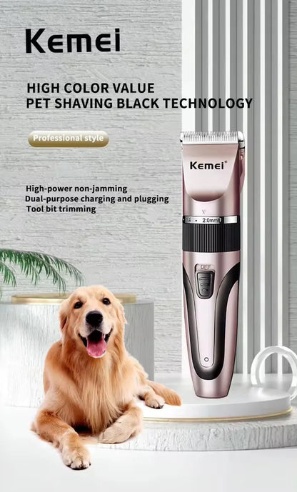 Professional Pet Grooming Clipper Kit Dog Hair Trimmer Electric Cat Shaver ceramic blade Rechargeable Animals Haircut Machine