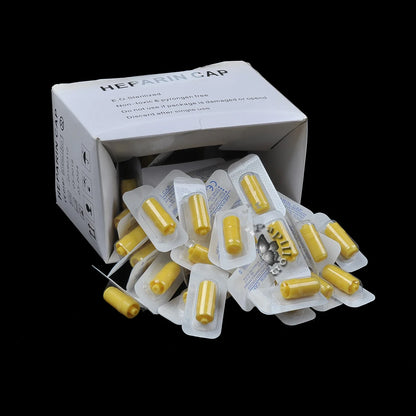 Heparin Cap IV Disposable Cannula Heparin Caps for Dog Cat Pet Veterinary Supplies