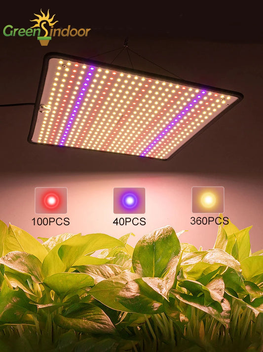 Greensindoor Grow Tents Flowering Quantum Board Led Samsung Grow Light Full Spectrum Lamp for Plants Indoor Growth Light 1200W