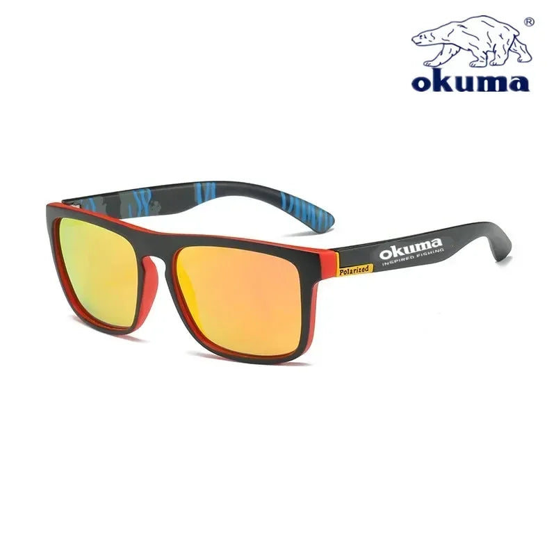 Okuma polarized sunglasses UV400 for men and women outdoor hunting, fishing, driving bicycles, sunglasses optional box