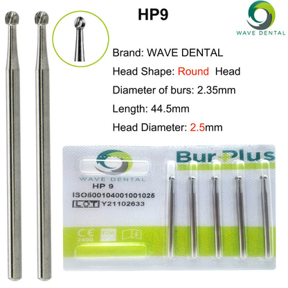 WAVE Dental Burs Tungsten Carbide Bur Dentistry Drills Bits Dental Strawberries HP Cutter Dentist Tools