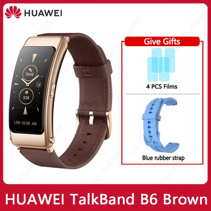 Huawei TalkBand B6 Smart Wristband Bluetooth 5.2 1.53 Inch AMOLED Screen Kirin A1 Processor Call Earphone Talk Band