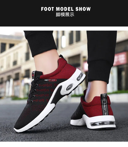 Shoes men 2024 new trend men's shoes breathable lace-up running shoes Korean version light casual sports shoes