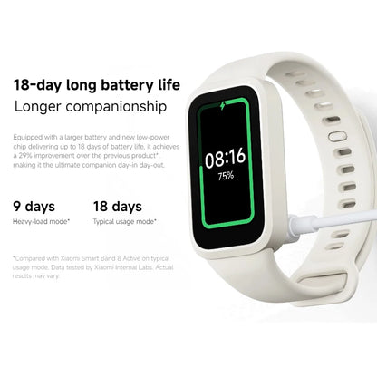 Global Version Xiaomi Smart Band 9 Active 18-day Battery Life Modes 1.47'' Display 5ATM All-day Health And Fitness Monitoring