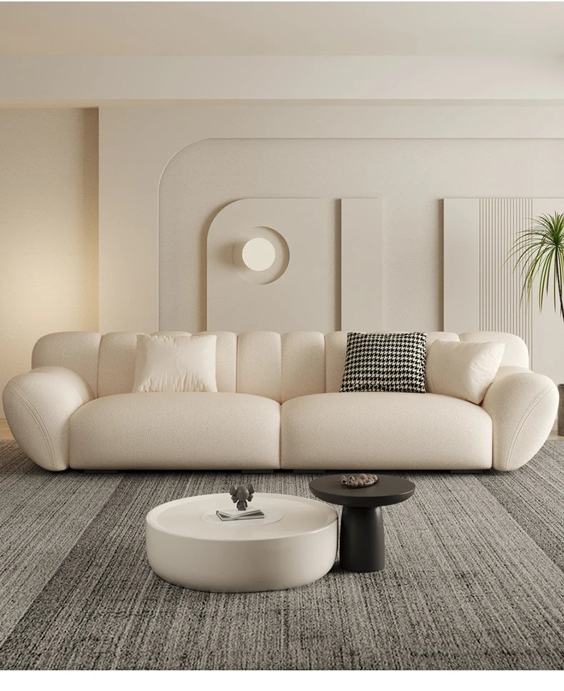 Comfortable Relaxing White Sofa Set, Modern Living Room, Lazy Sofa, Nordic Designer, Sofy Do Salonu, Garden Furniture