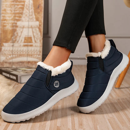 2025 Women Waterproof Shoes Sneakers Winter Plus Size Platform Shoes Flat Platform Sneakers Breathable Outdoor Shoes Woman Mujer