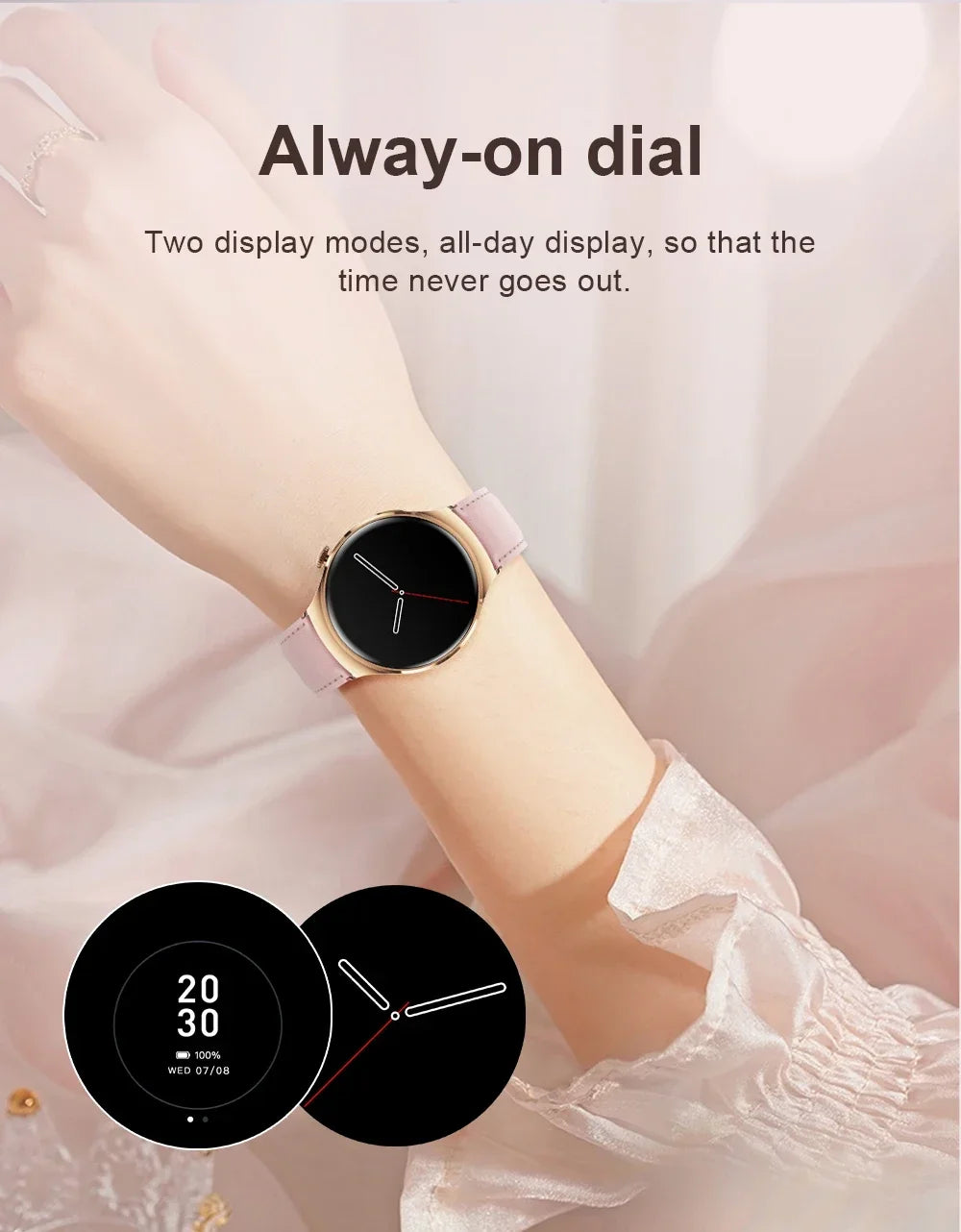 2024 New  For Huawei IOS GPS Track Smart Watch Women HD Screen Heart rate NFC Bluetooth Call Waterproof Blood Sugar Smartwatches