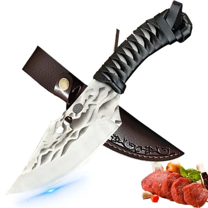 Kitchen Knives Stainless Steel Forged Boning Knife Full Tang Chef Knife Meat Cleaver Fruit Slicing Knife Kitchen Supplies