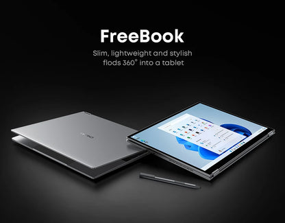 CHUWI FreeBook Tablet Laptop 2 in 1 Intel i3 1215U / N100 Windows 11 Laptop 13.5" IPS FHD Display 12GB LPDDR5 512G SSD 2256*1504