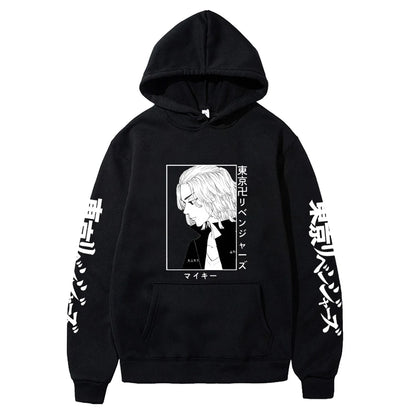 Men Women Tokyo Revengers Anime Zip Up Hoodies Manga Pullover Plus Size Sweatshirt Harajuku Unisex Warm Streetwear Zipper Jacket