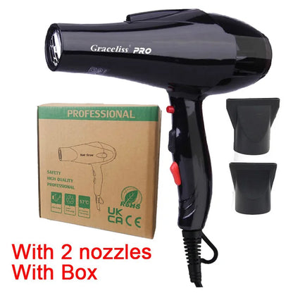 Real 2300W Professional Powerful Hair Dryer Fast Heating Hot And Cold Adjustment Ionic Air Blow Dryer For Hair Salon Use