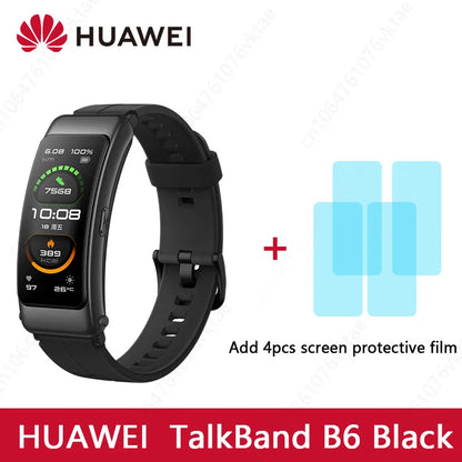 Huawei TalkBand B6 Smart Wristband Bluetooth 5.2 1.53 Inch AMOLED Screen Kirin A1 Processor Call Earphone Talk Band