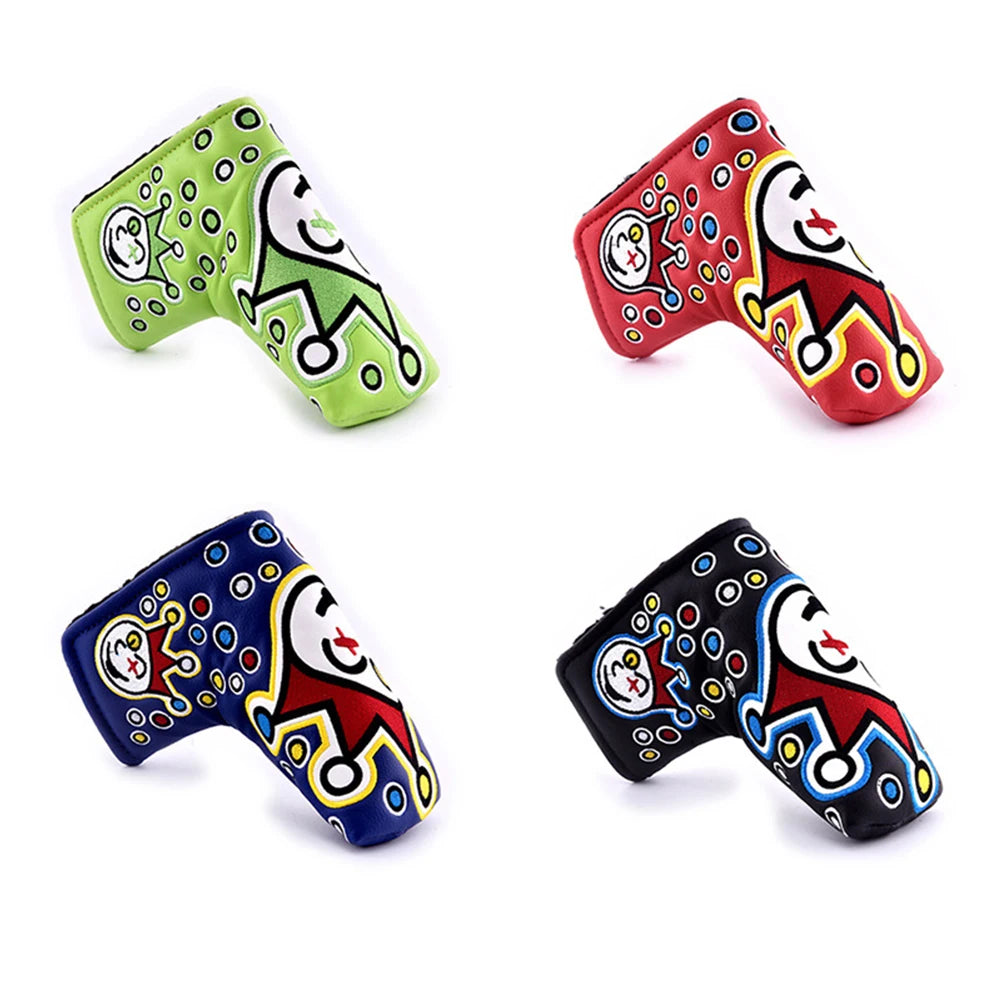 PU Golf Putter Headcover Sticker Buckle Golf Club Protective Cover Durable Universal Anti-Collision Pressure Outdoor Accessories